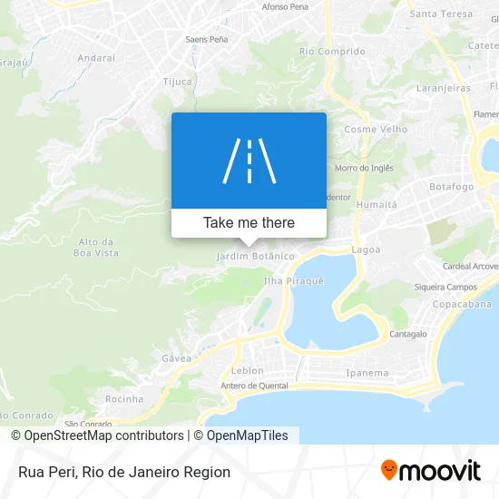 Rua Peri map