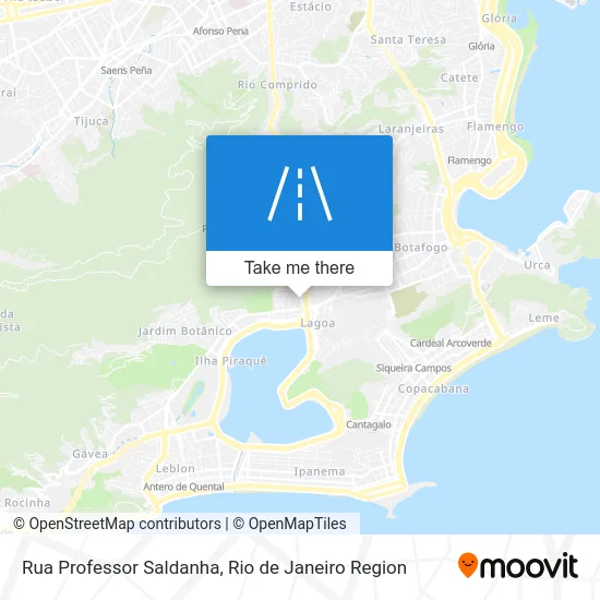 Rua Professor Saldanha map