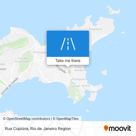 Rua Copiúva map