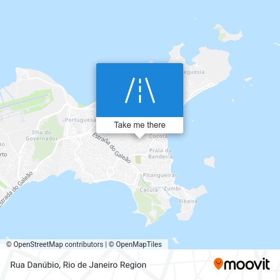 Rua Danúbio map