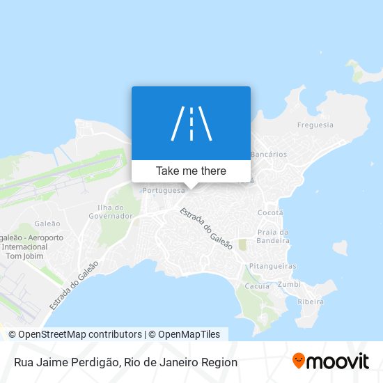 Mapa Rua Jaime Perdigão