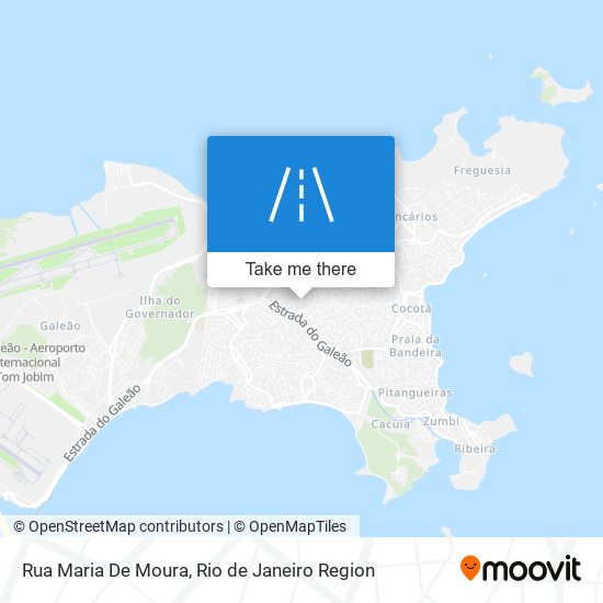 Mapa Rua Maria De Moura