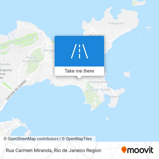 Rua Carmen Miranda map