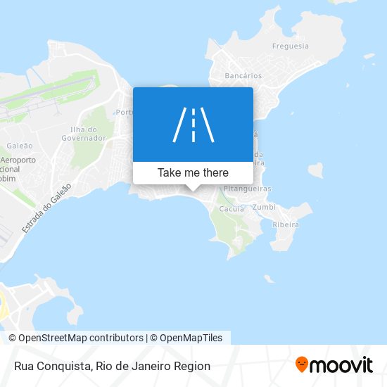 Mapa Rua Conquista