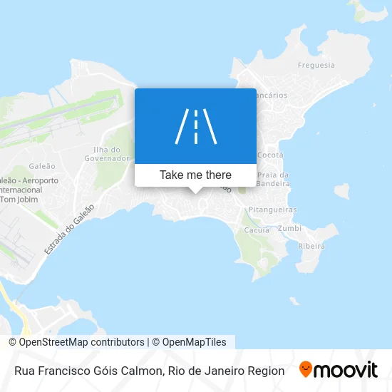 Rua Francisco Góis Calmon map