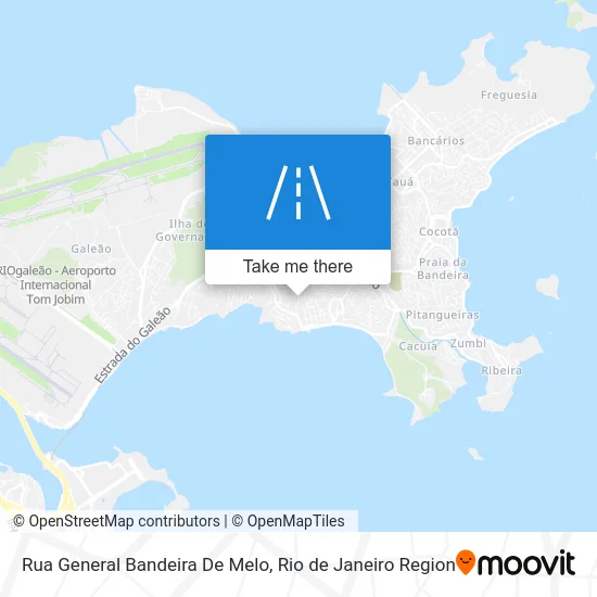 Rua General Bandeira De Melo map