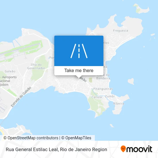 Rua General Estilac Leal map