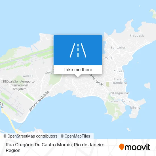 Rua Gregório De Castro Morais map