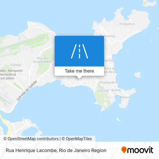 Rua Henrique Lacombe map