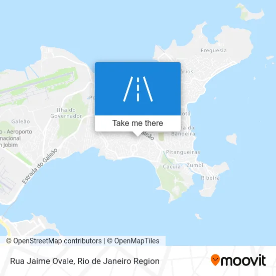 Rua Jaime Ovale map