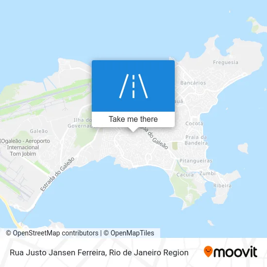 Rua Justo Jansen Ferreira map