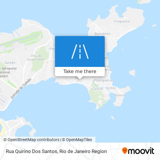 Mapa Rua Quirino Dos Santos