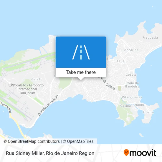 Rua Sidney Miller map
