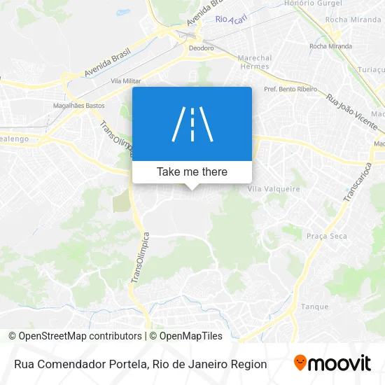 Rua Comendador Portela map