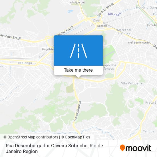 Mapa Rua Desembargador Oliveira Sobrinho