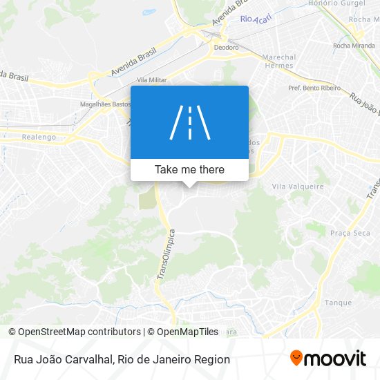 Mapa Rua João Carvalhal