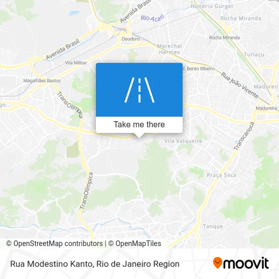 Rua Modestino Kanto map
