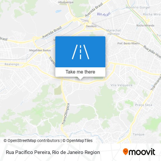 Mapa Rua Pacífico Pereira