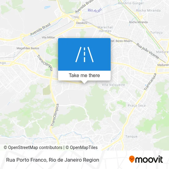 Rua Porto Franco map