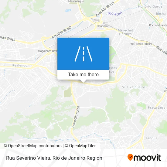 Rua Severino Vieira map