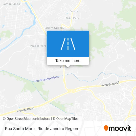 Rua Santa Maria map
