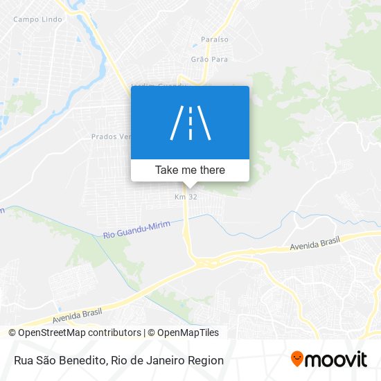 Rua São Benedito map