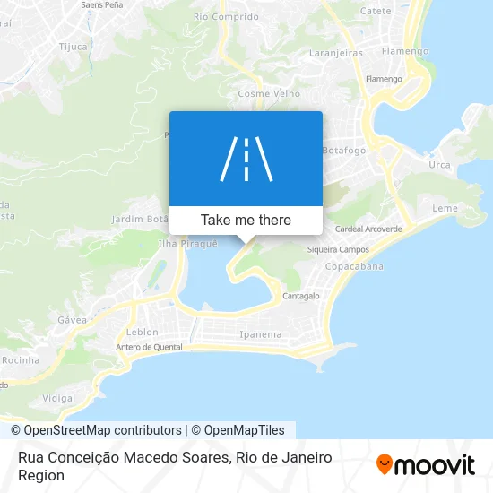 Rua Conceição Macedo Soares map