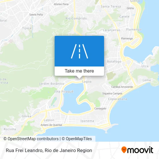 Rua Frei Leandro map