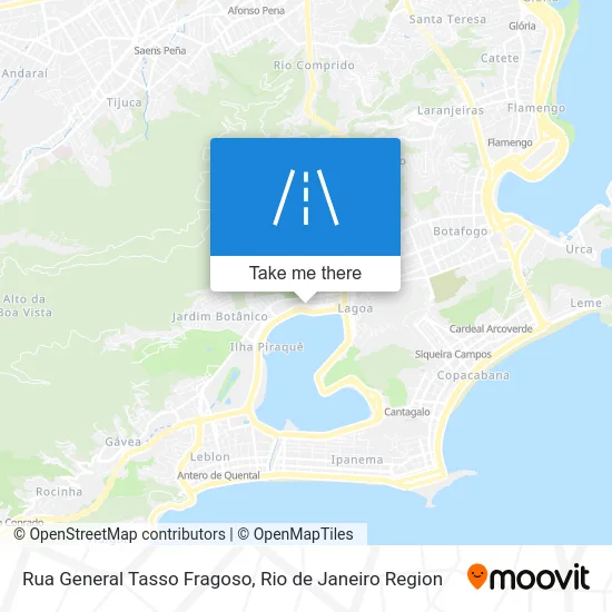 Rua General Tasso Fragoso map