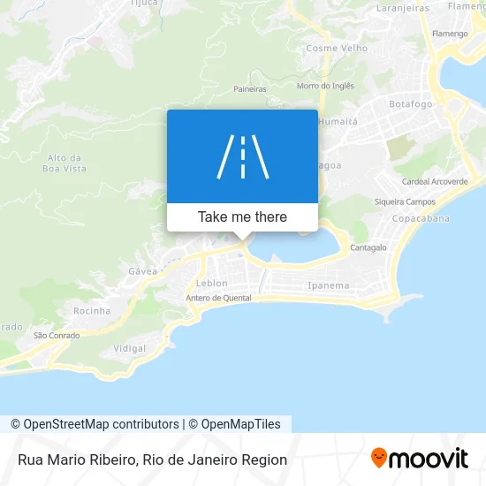 Rua Mario Ribeiro map