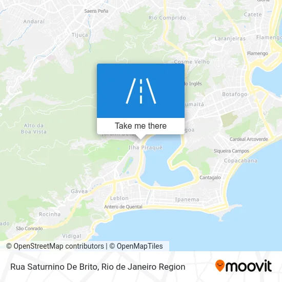 Rua Saturnino De Brito map