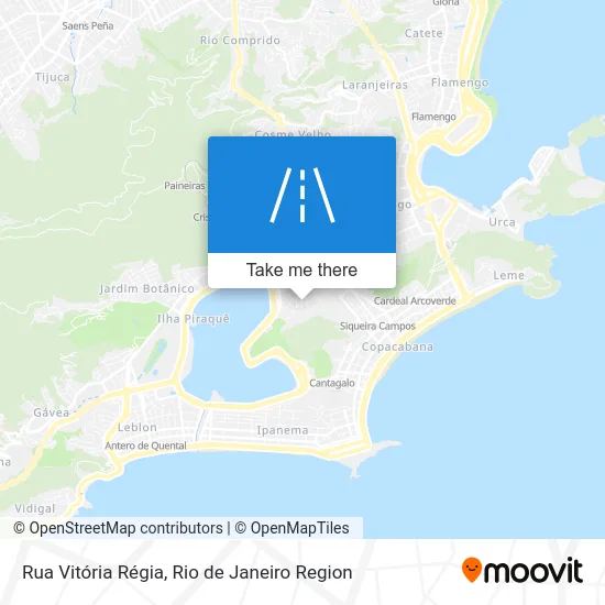 Rua Vitória Régia map
