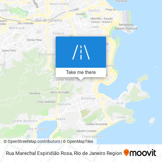 Mapa Rua Marechal Espiridião Rosa
