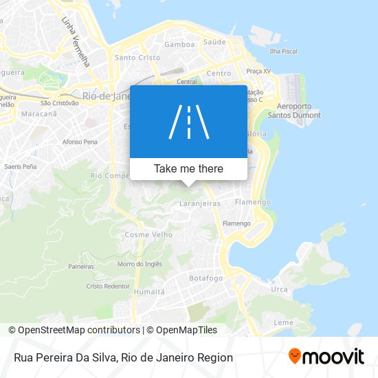 Mapa Rua Pereira Da Silva