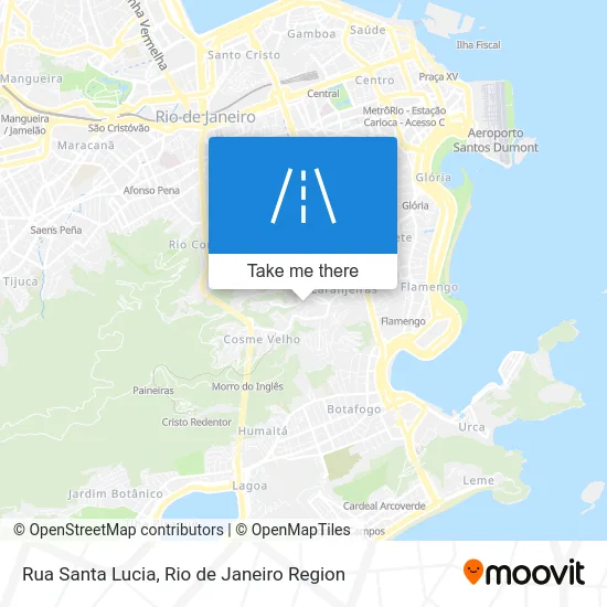 Rua Santa Lucia map