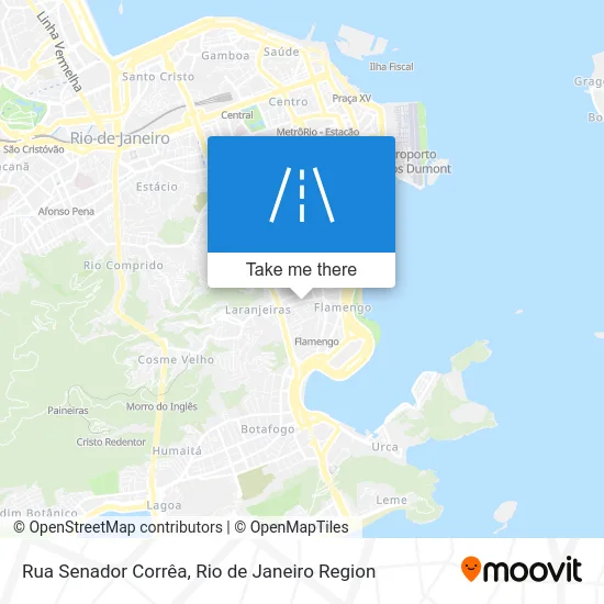 Rua Senador Corrêa map
