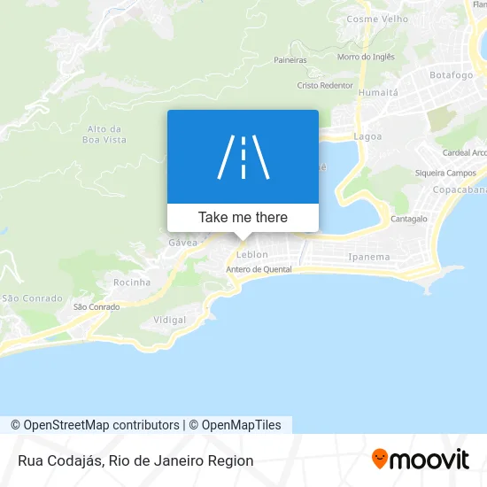 Rua Codajás map