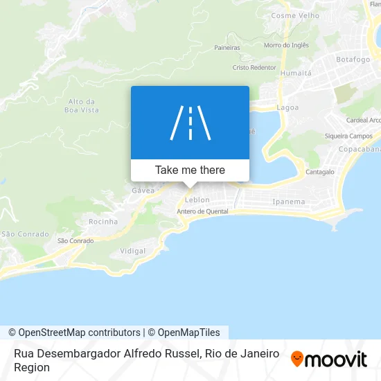 Rua Desembargador Alfredo Russel map