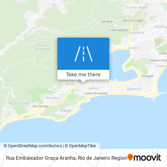 Rua Embaixador Graça Aranha map