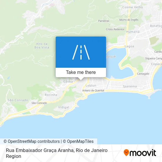 Rua Embaixador Graça Aranha map