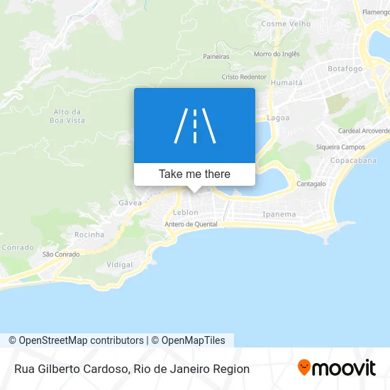Rua Gilberto Cardoso map