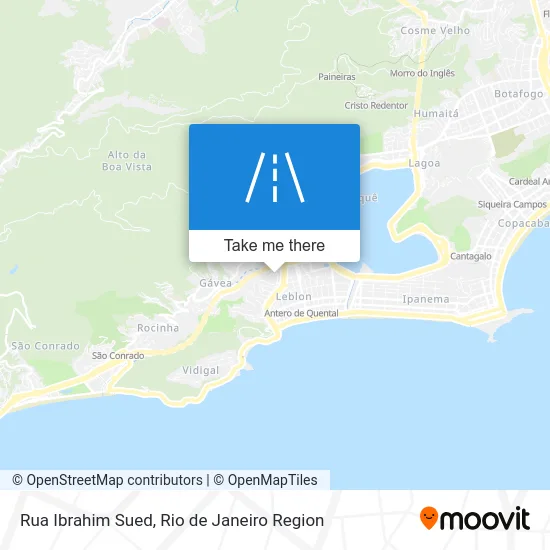 Rua Ibrahim Sued map