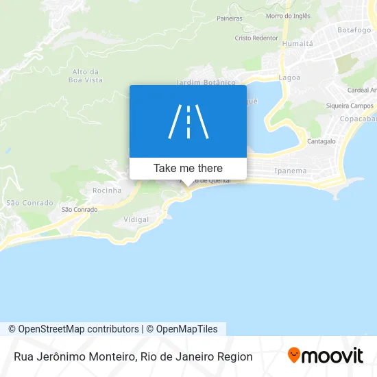 Rua Jerônimo Monteiro map