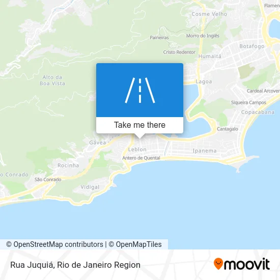 Rua Juquiá map