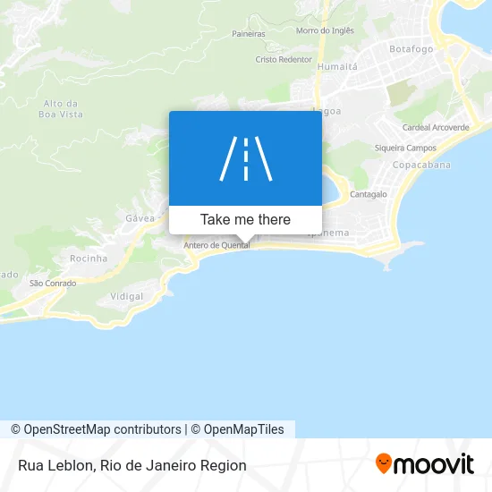 Rua Leblon map