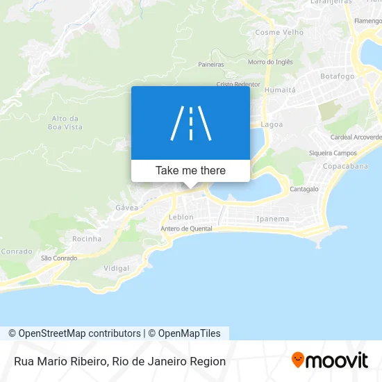 Rua Mario Ribeiro map
