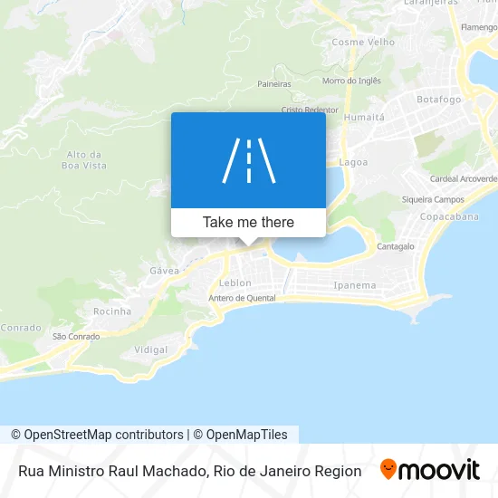 Rua Ministro Raul Machado map