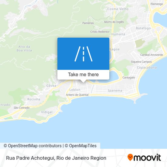 Rua Padre Achotegui map
