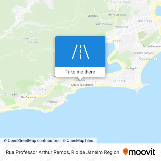 Rua Professor Arthur Ramos map