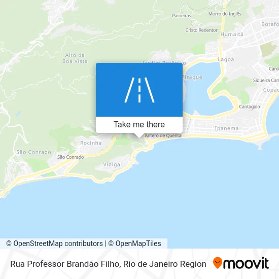 Rua Professor Brandão Filho map
